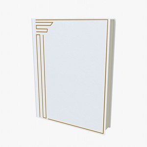 White Book with Pattern