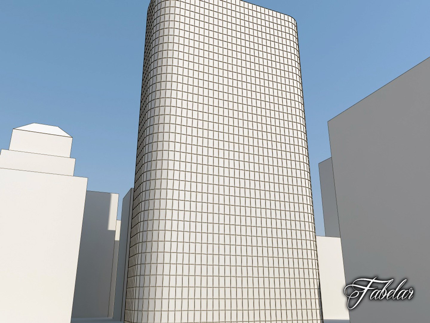 3d model skyscraper modular mentalray