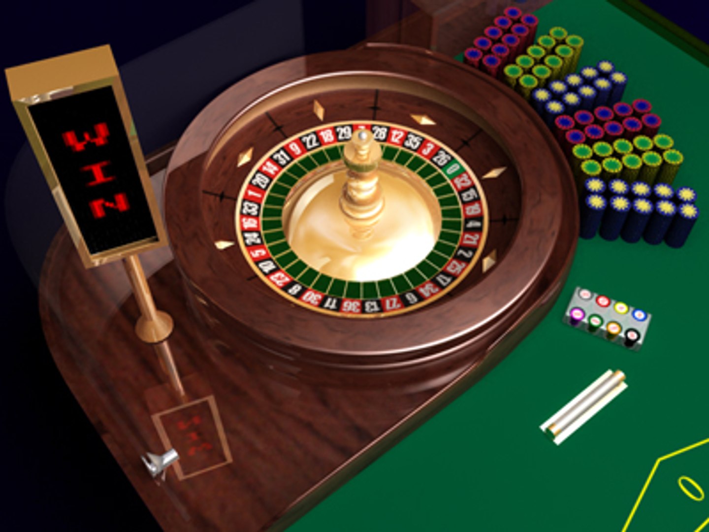 3d roulette model