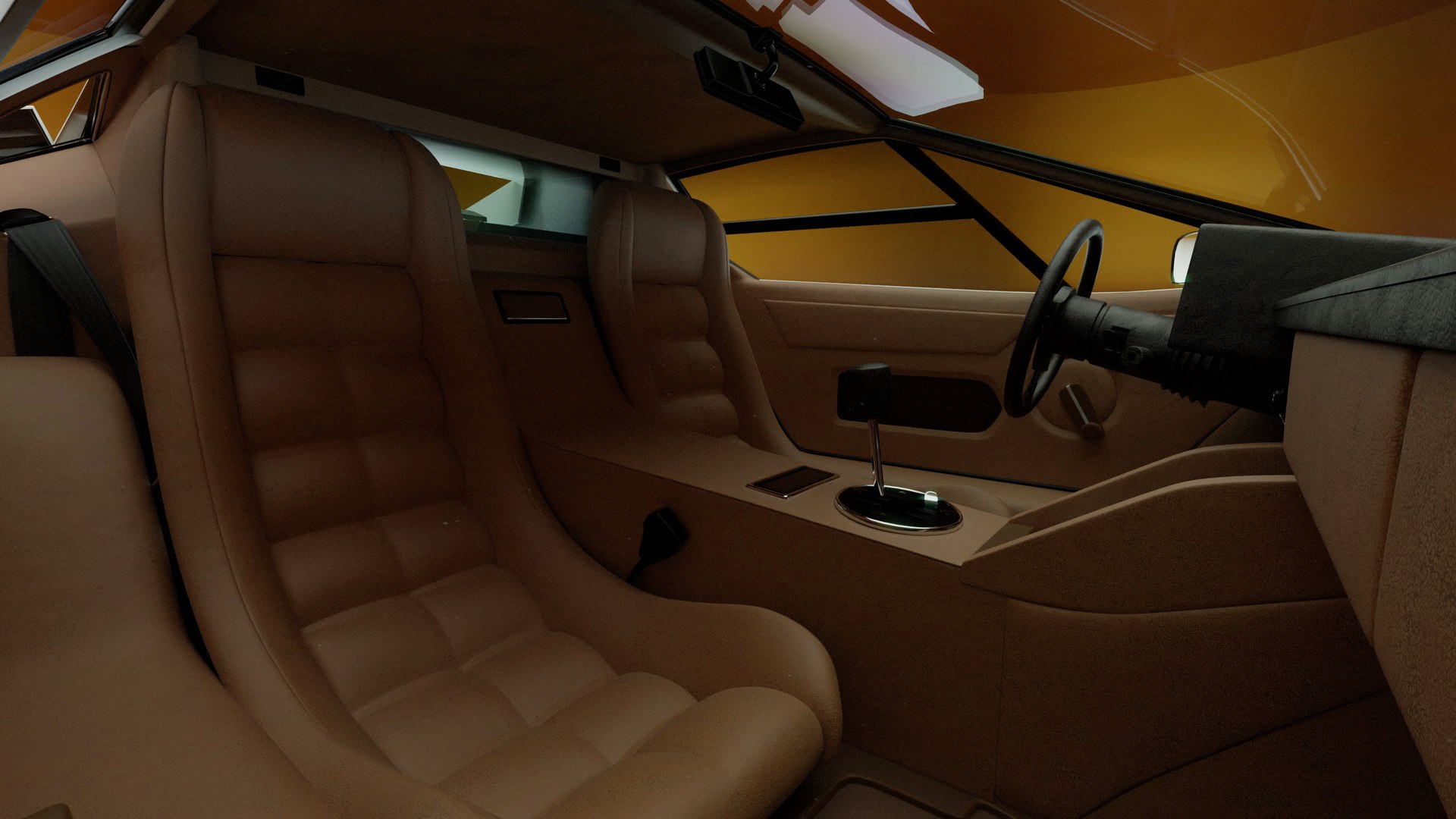 1987 Lamborghini Countach 5000QV 3D - TurboSquid 2171591