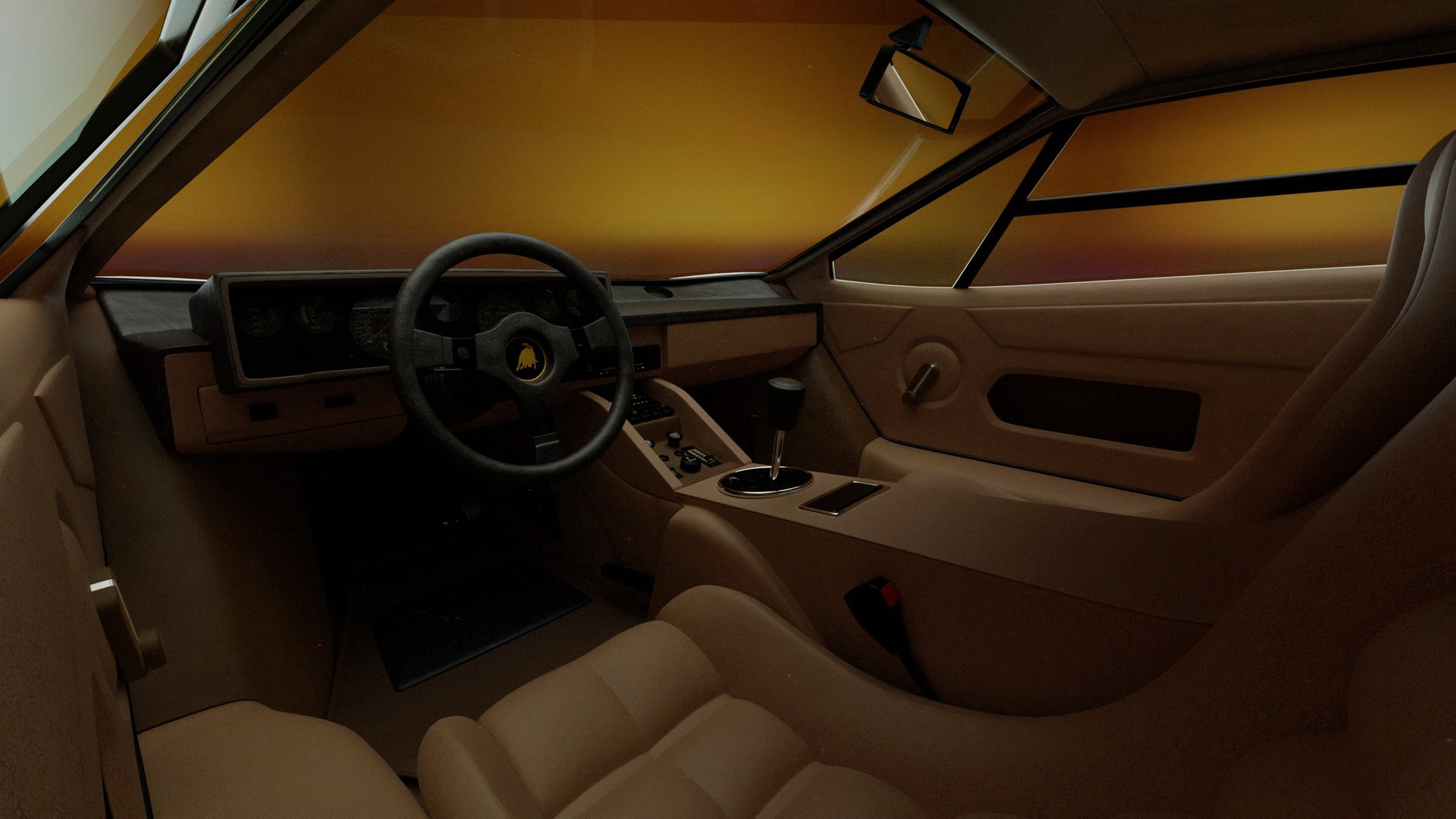 1987 Lamborghini Countach 5000QV 3D - TurboSquid 2171591