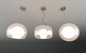 Pendant glass light