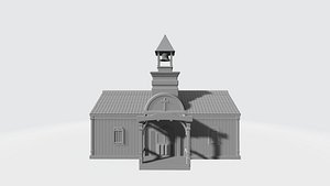 3D wild west chapel