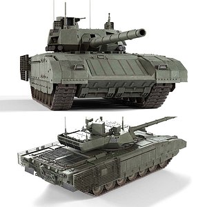 3D T14 Armata Russian MBT