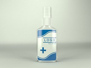 spray bottle 3D model