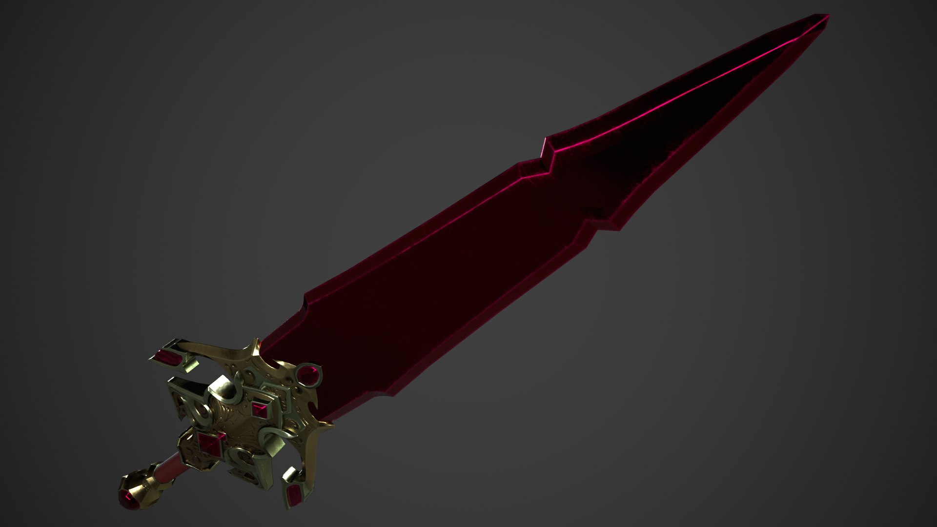 Fantasy Dagger 3D model - TurboSquid 2133360