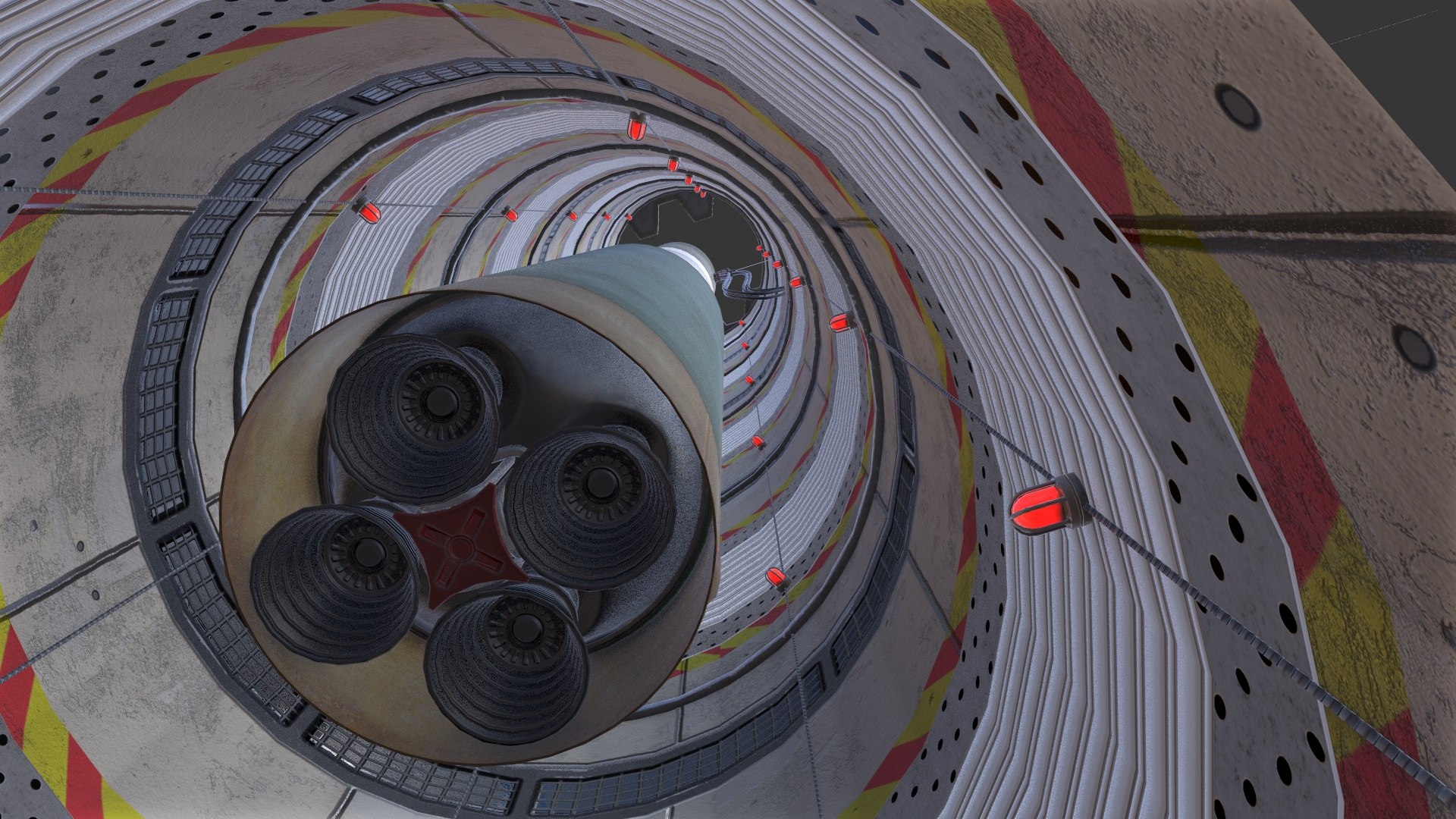 3D ICBM Minuteman 3 With Silo Model - TurboSquid 2077208