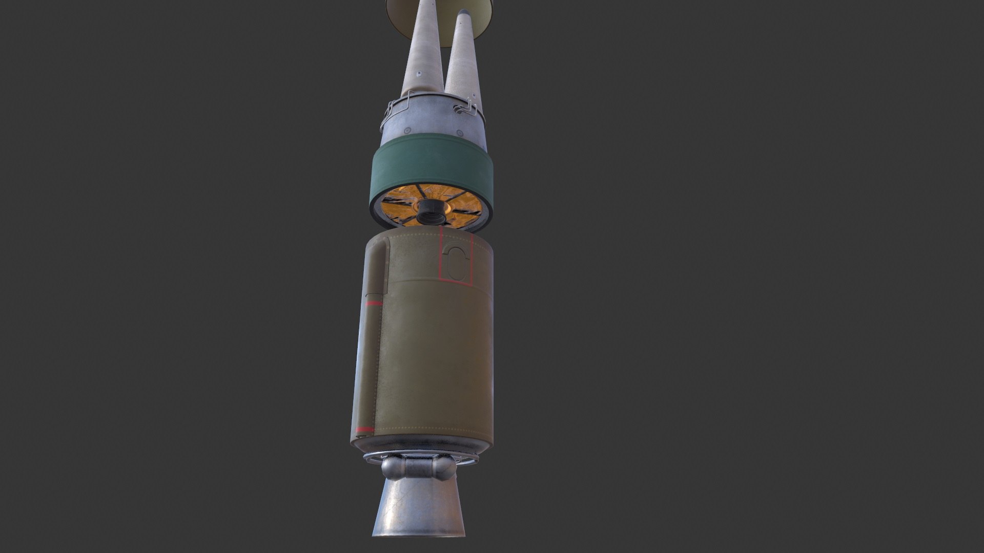 3D ICBM Minuteman 3 With Silo Model - TurboSquid 2077208