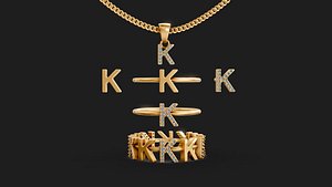 letter k set