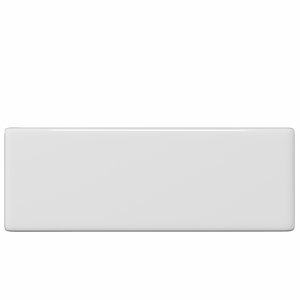 table wash basin rectangle 3D