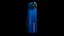 Blue plastic sport bottle