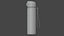Blue plastic sport bottle