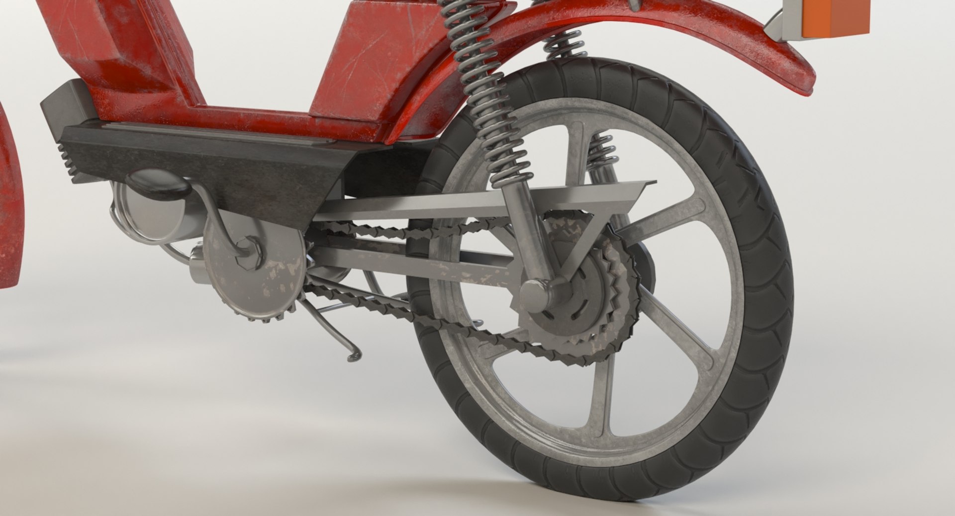 Moped bike 3D model - TurboSquid 1433002