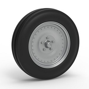 Front tractor wheel Version 3 Scale 1 to 25 3D model
