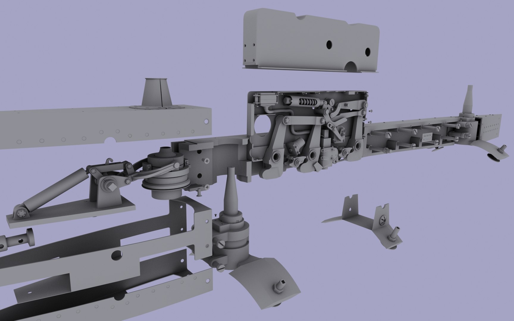 3D Bdz-66-21n Nuclear Bomb Pylon Model - TurboSquid 1216802