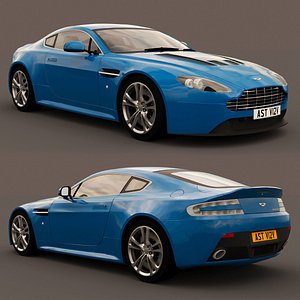 3D aston martin v12 vantage