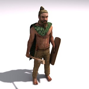 weapons shields 3d model