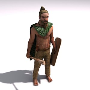 Low Poly Germanic Clubman