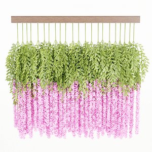Artificial Hanging Flowers vol 84-Blender 3D model