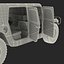 Troop Carrier HMMWV m1035 Rigged Camo 3D Model