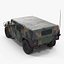 Troop Carrier HMMWV m1035 Rigged Camo 3D Model