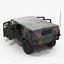 Troop Carrier HMMWV m1035 Rigged Camo 3D Model