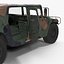 Troop Carrier HMMWV m1035 Rigged Camo 3D Model