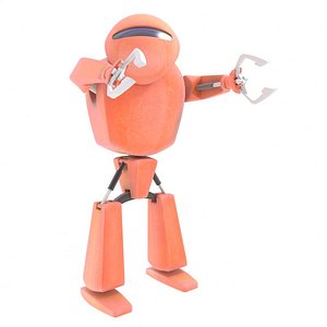3d model robot character