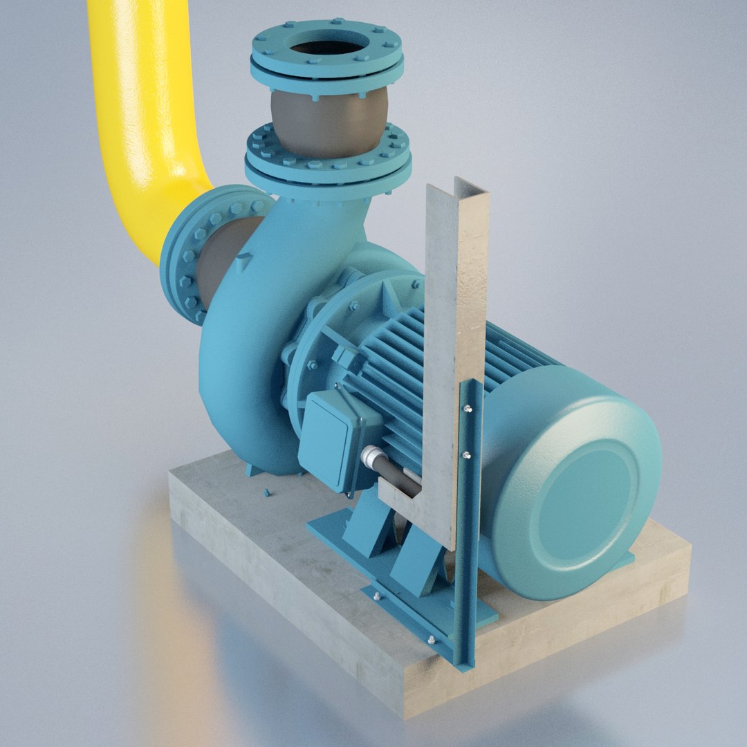 Water Pump 3D Model TurboSquid 1391780