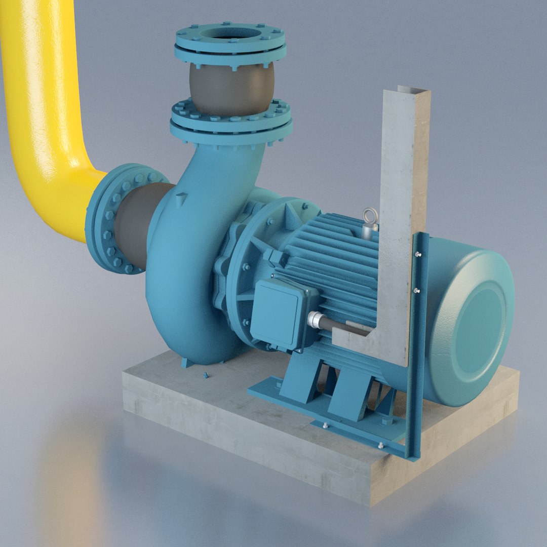 Water Pump 3D Model - TurboSquid 1391780