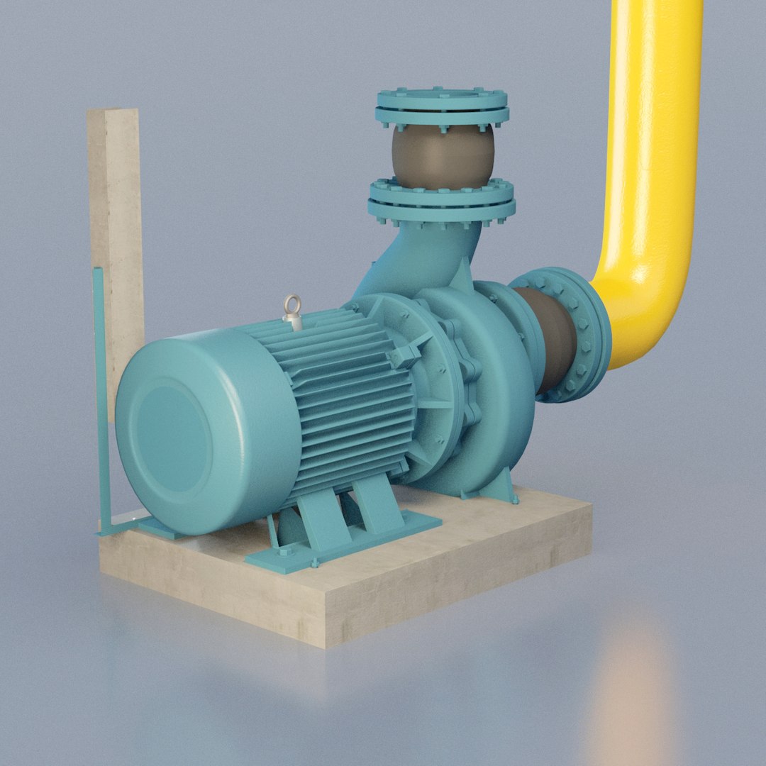 Water Pump 3D Model - TurboSquid 1391780