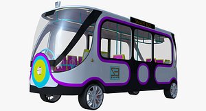 smart minibus bus 3D model