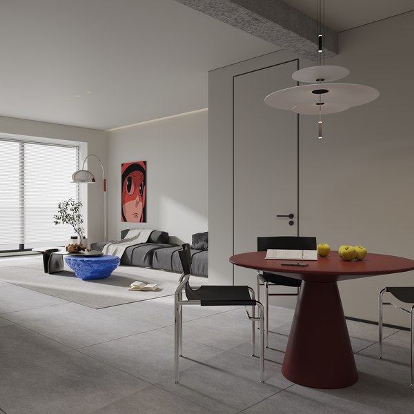 modelo 3d Escena interior del apartamento moderno 4 - TurboSquid 2178435