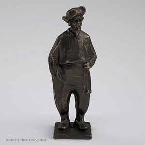 scan slavic grandpa statue 3D model
