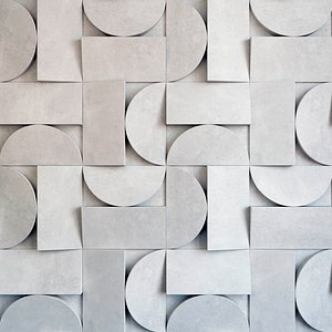 3D model Wall Panel Set 240