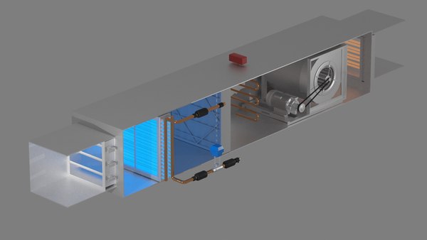 modelo 3d Unidad de tratamiento de aire UTA - TurboSquid 2263128