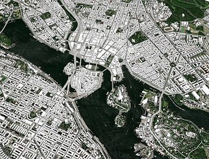 Cityscape Stockholm Sweden Europe 3D