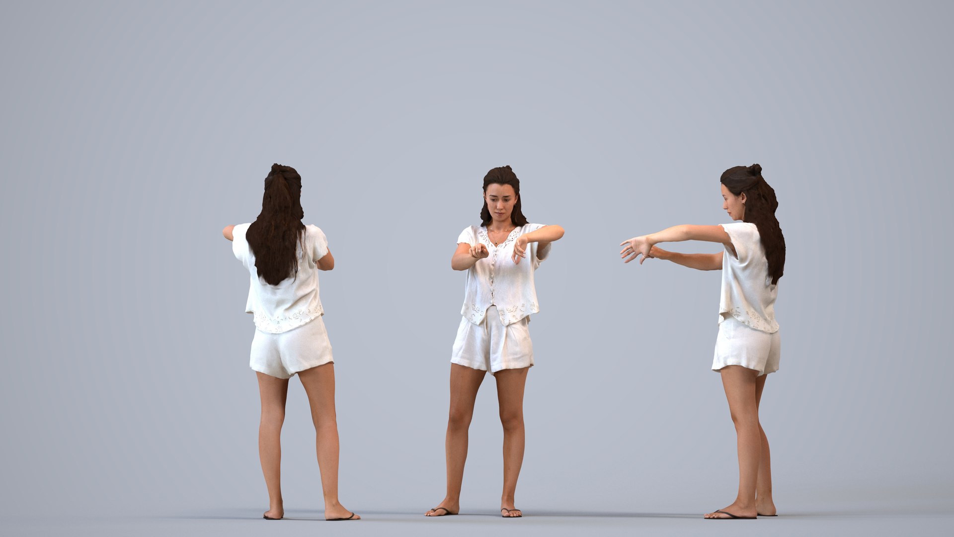 3D 00335Siti008 - Adult Caucasian woman relaxing at home in casual summer clothing https://p.turbosquid.com/ts-thumb/vS/jdyPqz/6k/00335_siti008_state2_frame_0001/jpg/1773094388/1920x1080/fit_q87/bab54ca8f87beadf872e9910f1a6189b48689008/00335_siti008_state2_frame_0001.jpg