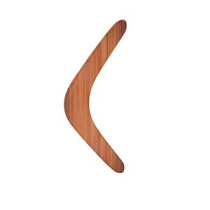3D boomerang boomer rang model