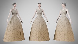 Dress 32 Grullo With Design