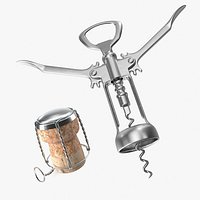 Wine Cork with Corkscrew Collection