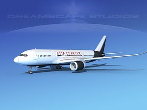 airbus a350 3d model