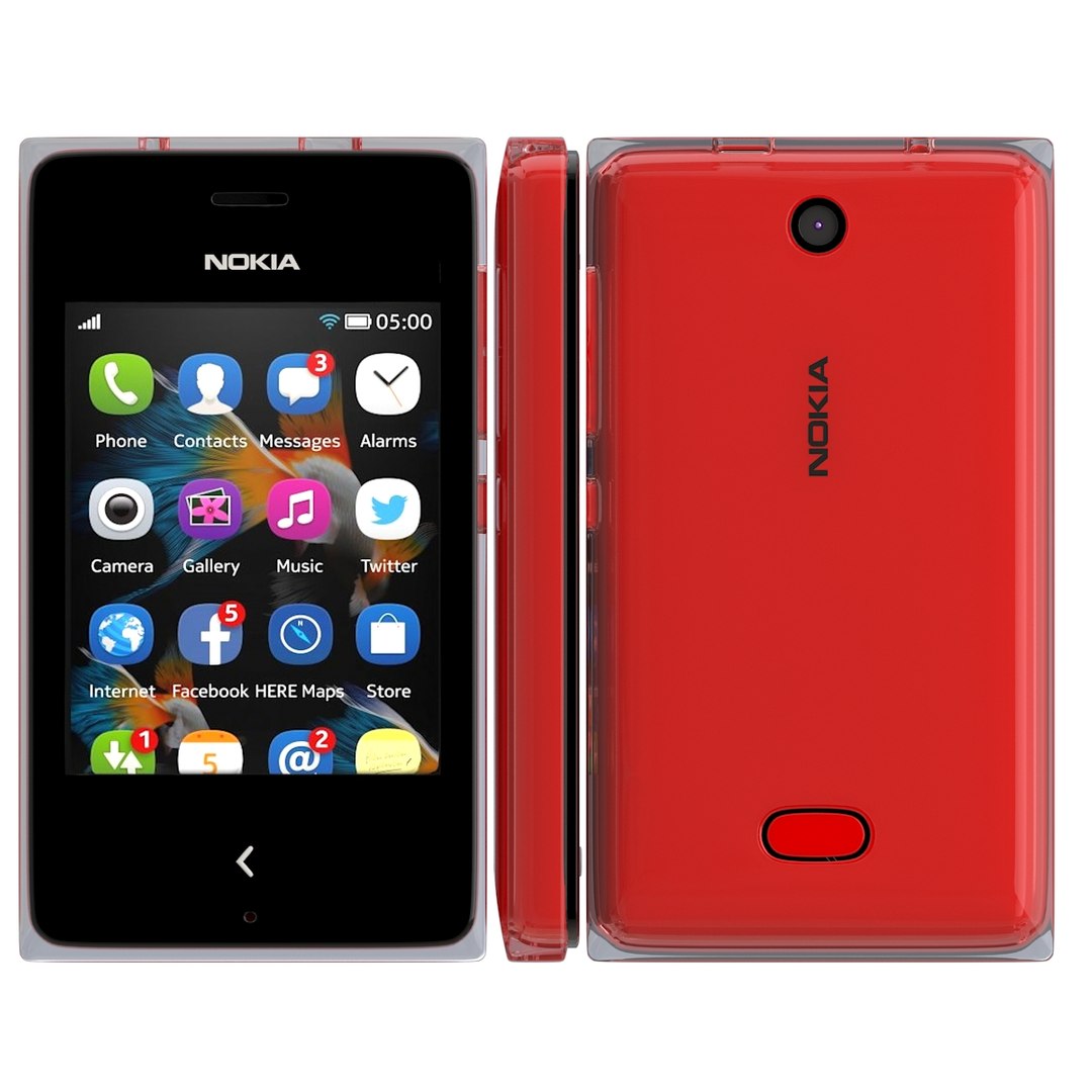 nokia asha red