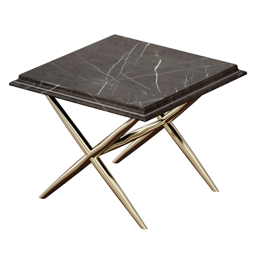 3D Coffee Side End Table Elegante Marble Enza Home - TurboSquid 1914388
