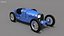 3D Vintage Race Car 1928 model