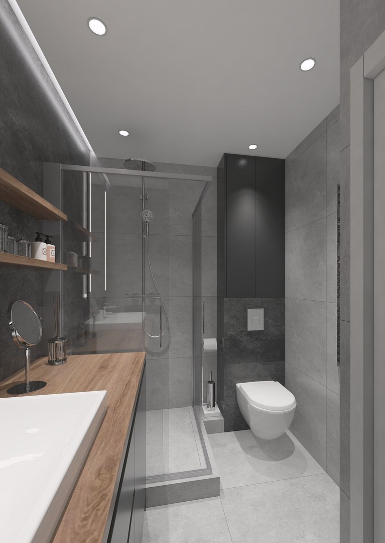 3D Small shower room model - TurboSquid 1763655