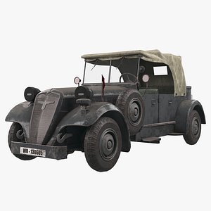 Kfz12 Adler Kubelwagen  WW2 German Car
