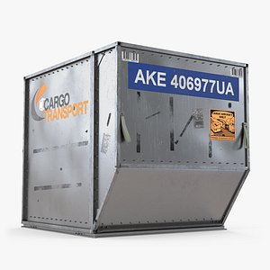 airport cargo container ld3 3d model