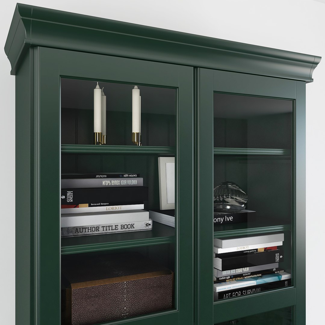 3D Bookcase Liatorp TurboSquid 1301057