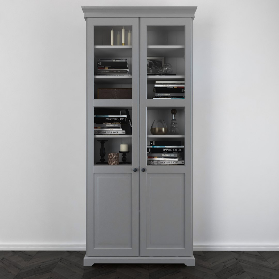 3D Bookcase Liatorp TurboSquid 1301057